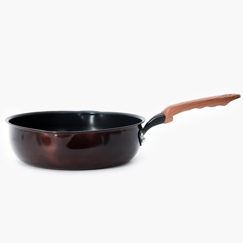 Chảo chống dính Puntec Nhật Bản 28cm Sâu lòng (có vạch đo lường) thương hiệu TAKEHARA