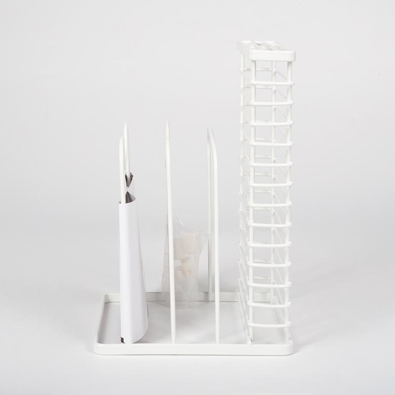 Giá để dao, thớt, nắp nồi 14x23cm, kèm vòng đệm chống trượt thương hiệu TENMA