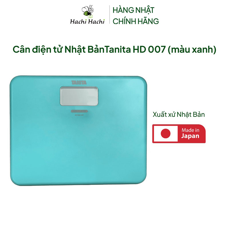 Cân điện tử Nhật BảnTanita HD 007 (màu xanh)  thương hiệu TANITA