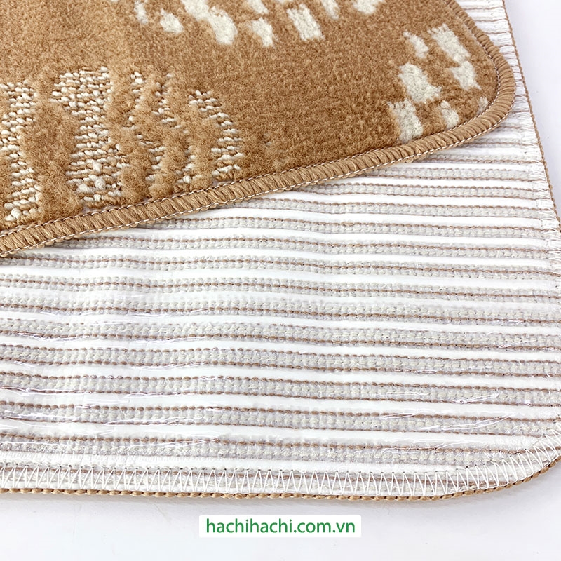 Thảm lót sàn chống trượt 45x180cm (Beige) thương hiệu OKATO