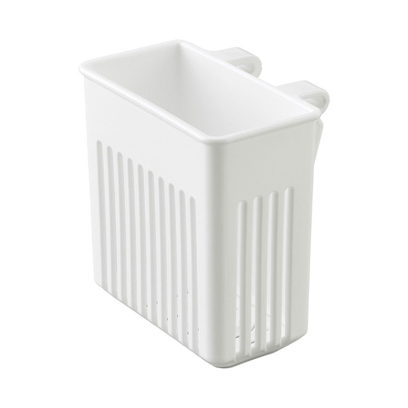 Ống đựng đũa muỗng Nhật Bản, hộp đựng đũa, giá để đũa, có quai treo Inomata 8.9x6.4cm, Đáy tháo rời, dễ vệ sinh thương hiệu INOMATA