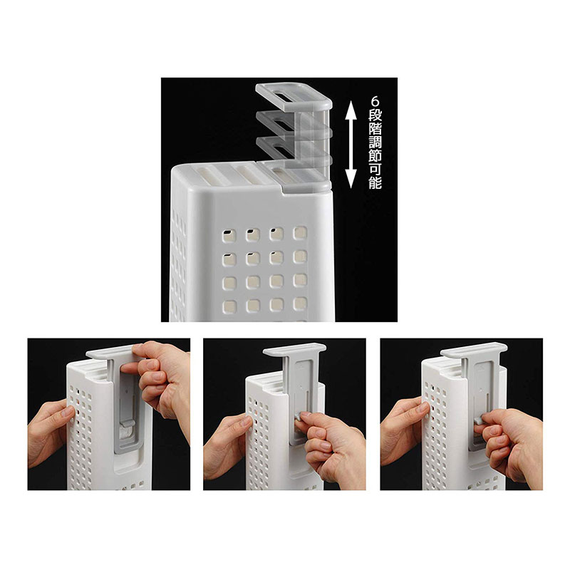 Ống để dao 3 ngăn Có ngăn điều chỉnh cao thấp thương hiệu INOMATA