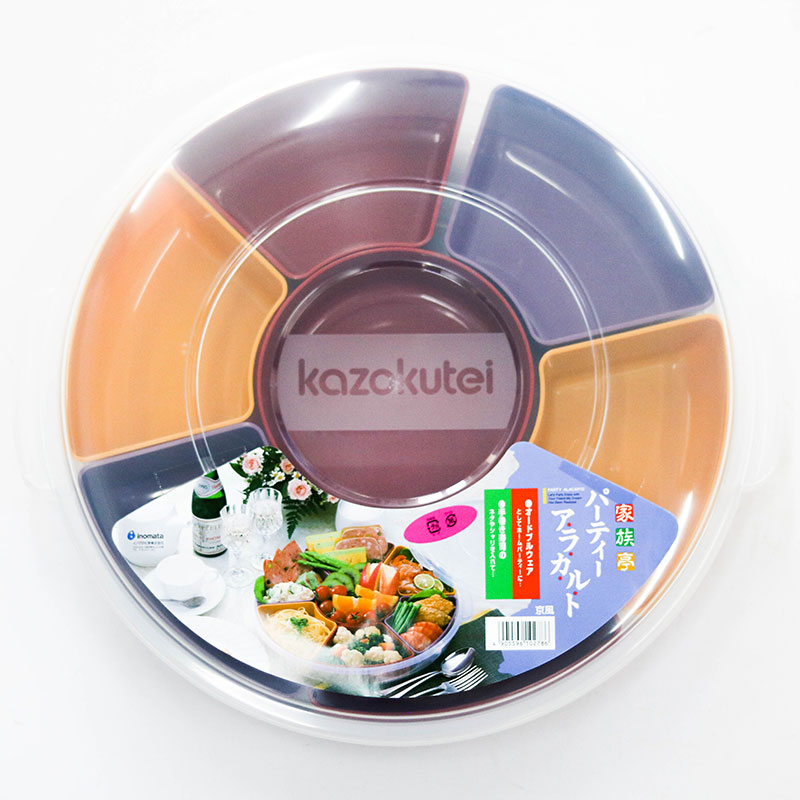 Khay đựng nguyên liệu nhúng lẩu, làm gỏi cuốn, cơm cuộn, Sushi Nhật Bản Inomata 7 ngăn 39cm thương hiệu INOMATA