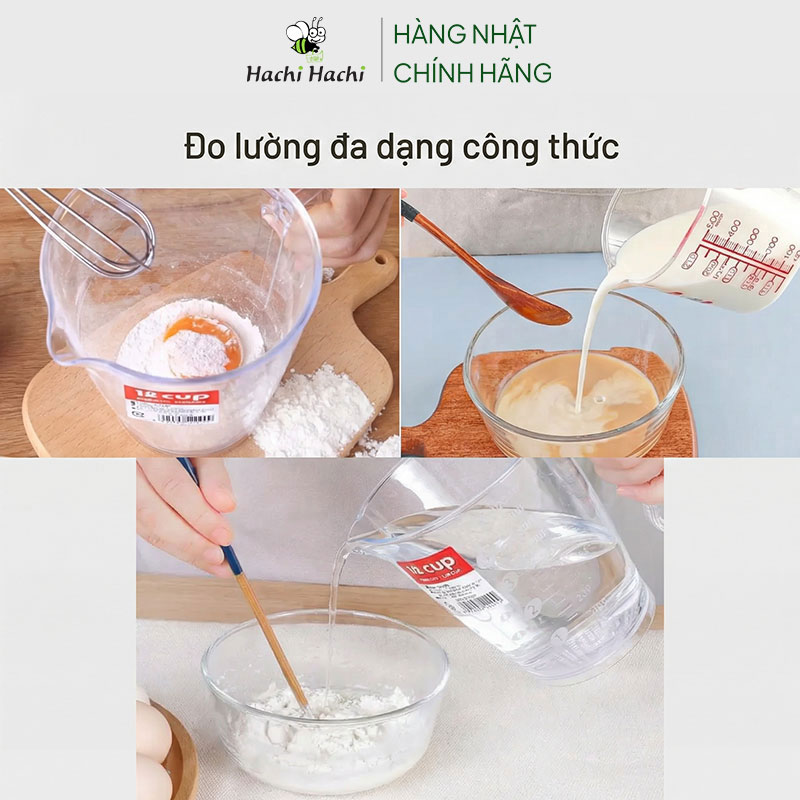 Ca đo lường Inomata Nhật Bản 1L, BPA Free thương hiệu INOMATA