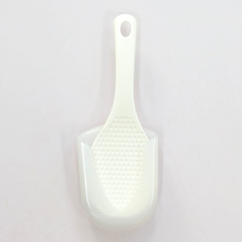 Vá múc cơm chống dính Inomata 6.7x19.4cm, kèm giá đựng thương hiệu INOMATA