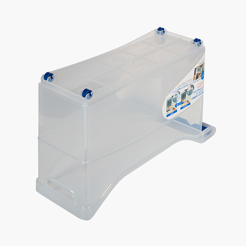 Khay đựng vật dụng, đồ dùng nhà bếp có bánh xe 15.7x46cm thương hiệu INOMATA