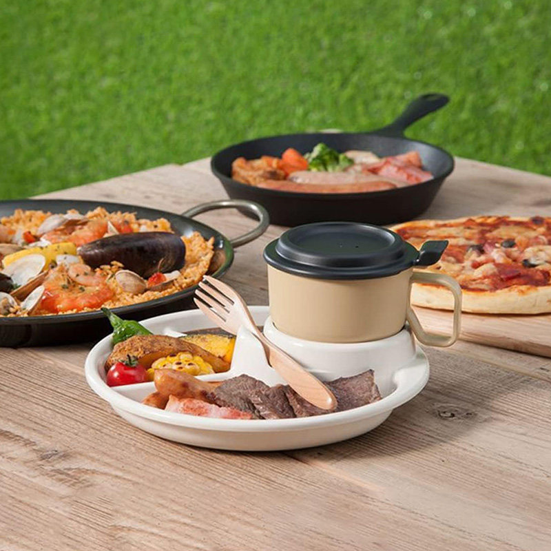 Đĩa tập ăn cho bé Nhật Bản 21cm  thương hiệu INOMATA