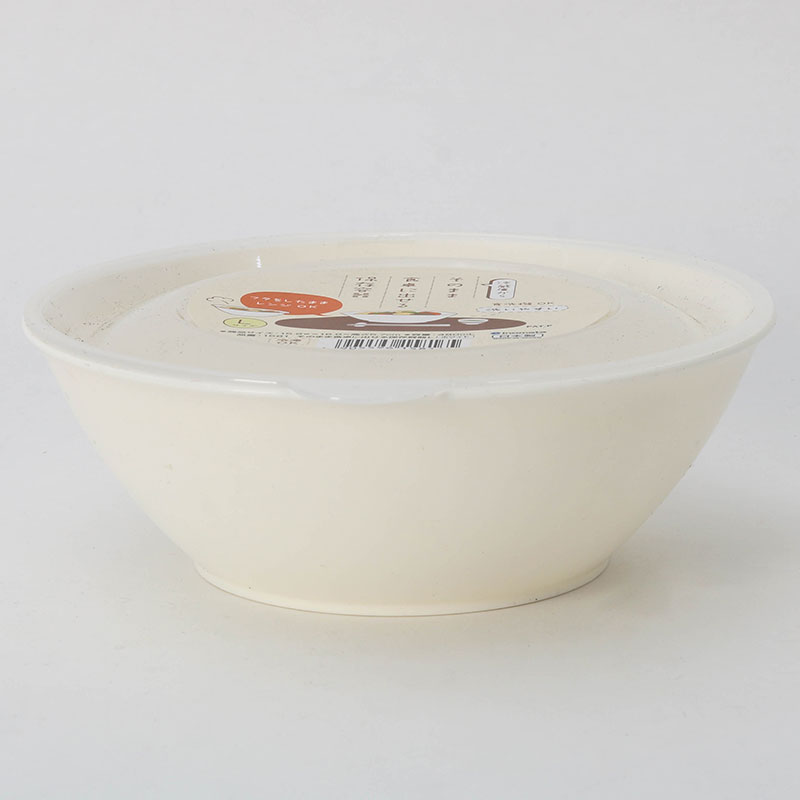 Tô nhựa Nhật Bản dùng được lò vi sóng Inomata 480ml, có nắp đậy thương hiệu INOMATA