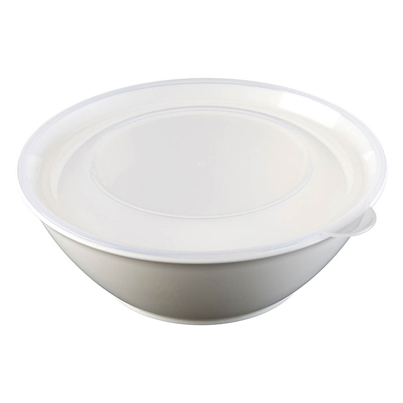 Tô nhựa Nhật Bản dùng được lò vi sóng Inomata 480ml, có nắp đậy thương hiệu INOMATA