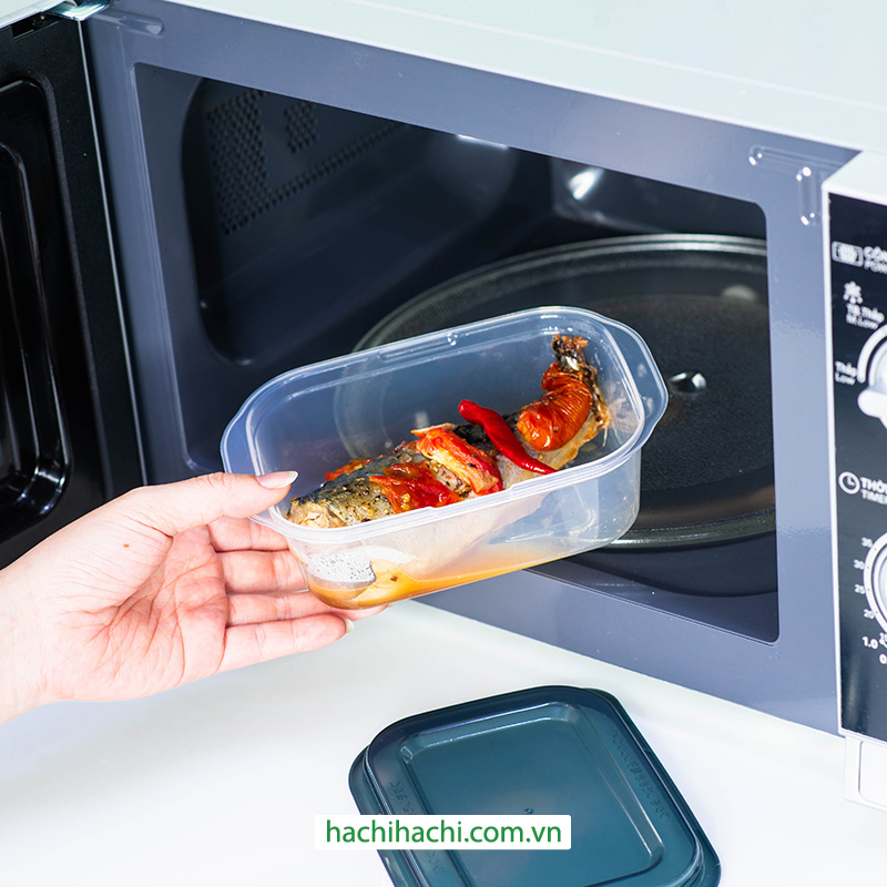 Hộp nhựa đựng thực phẩm 400mlx2, trữ đông, trữ mát, dùng được lò vi sóng thương hiệu INOMATA