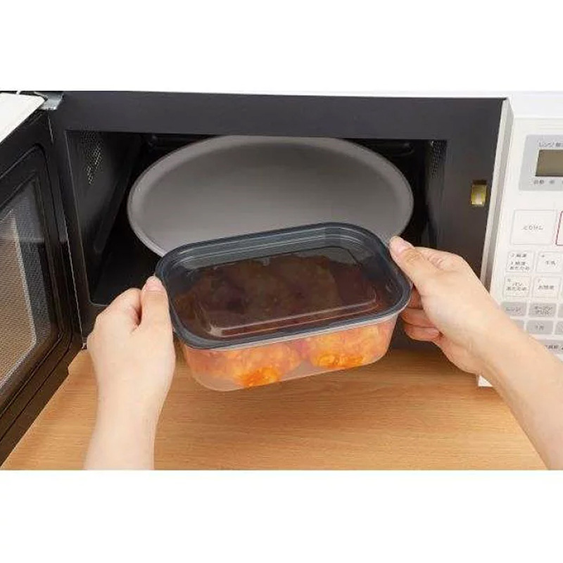 Hộp nhựa đựng thực phẩm 850ml, trữ đông, trữ mát, dùng được lò vi sóng thương hiệu INOMATA