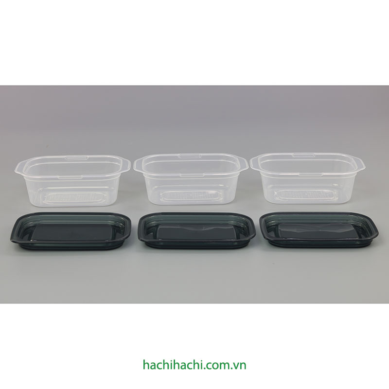 Hộp nhựa đựng thực phẩm 180mlx3, trữ đông, trữ mát, dùng được lò vi sóng thương hiệu INOMATA