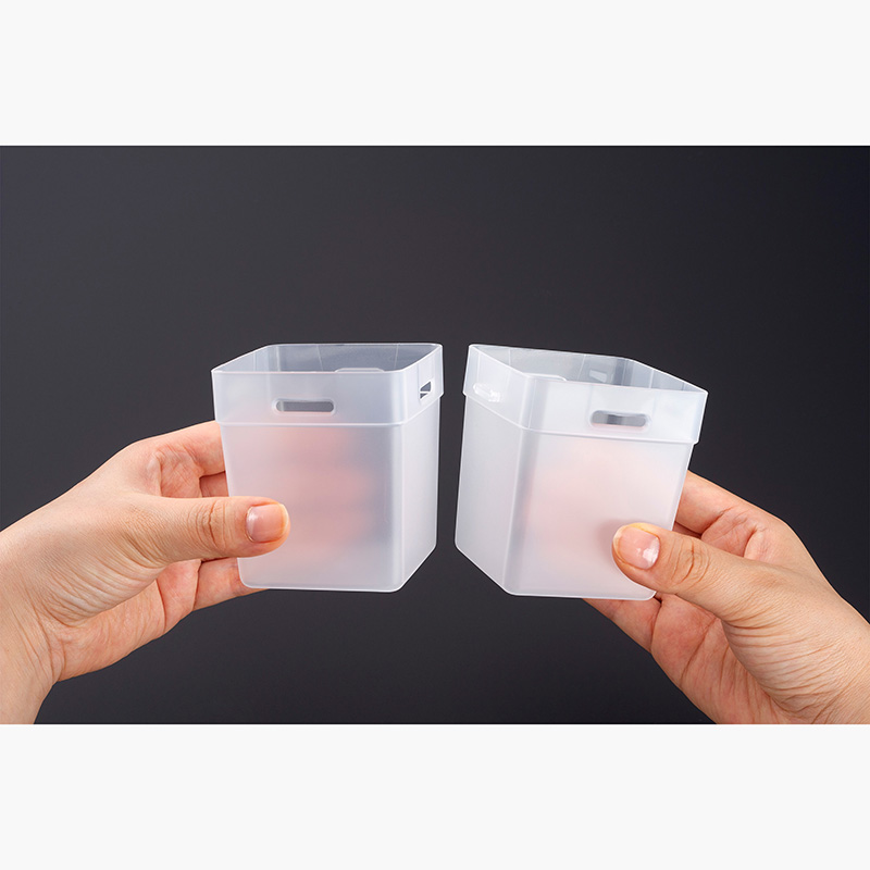 Khay đựng vật dụng, đồ lót, vớ, phụ kiện 7.1x7.1cm (3 cái) thương hiệu INOMATA