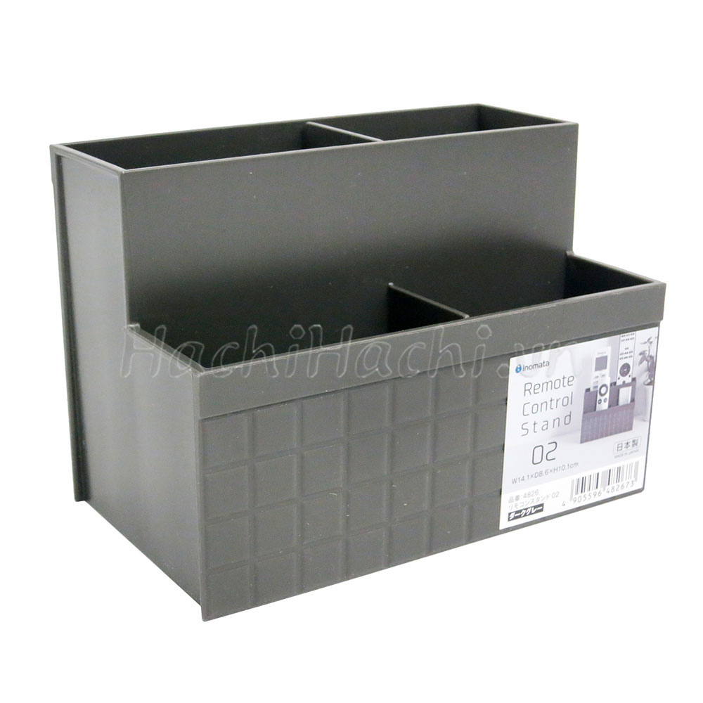 Khay đựng vật dụng, văn phòng phẩm, remote chia ngăn 4 ngăn 14.1x8.6cm thương hiệu INOMATA