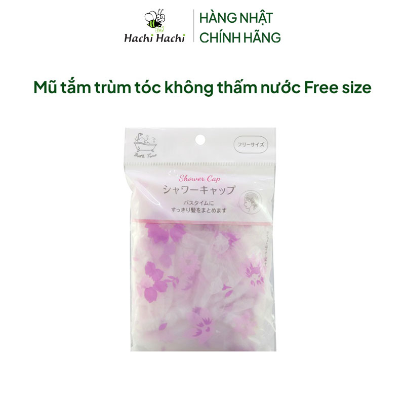 Mũ tắm trùm tóc không thấm nước Free size thương hiệu SURUGA