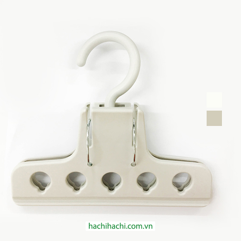 Móc quần áo tiết kiệm không gian 5 lỗ (Nhiều mẫu)-Giao mẫu ngẫu nhiên