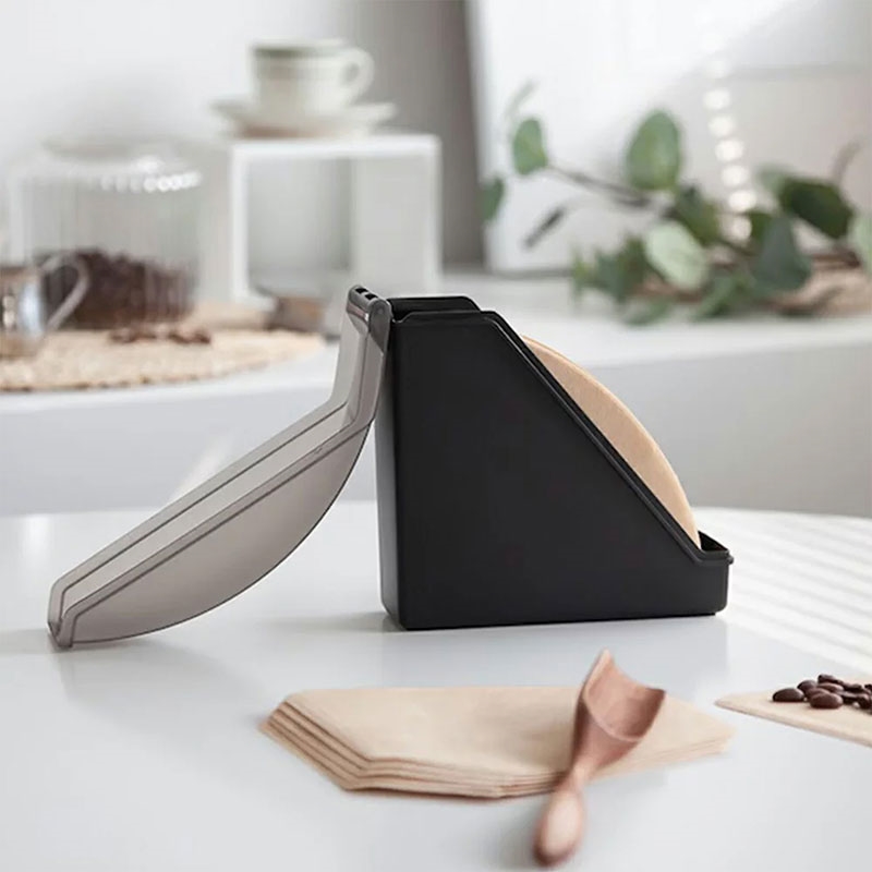 Hộp đựng giấy lọc cà phê chứa khoảng 90 cái 15.3x13.7cm thương hiệu SURUGA