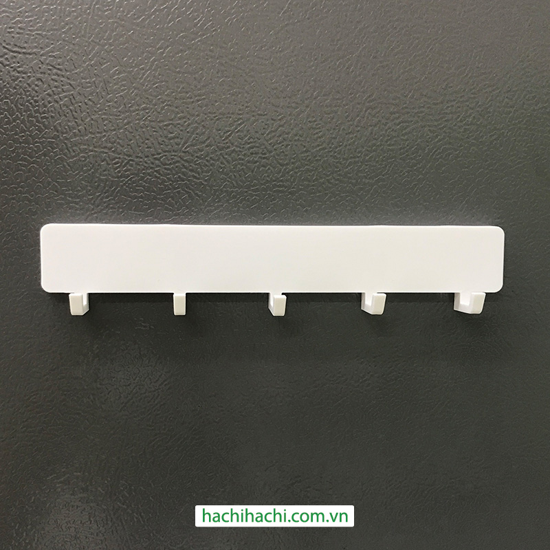 Thanh móc treo nam châm hít (5 móc) không cần khoan, đục lỗ thương hiệu SURUGA