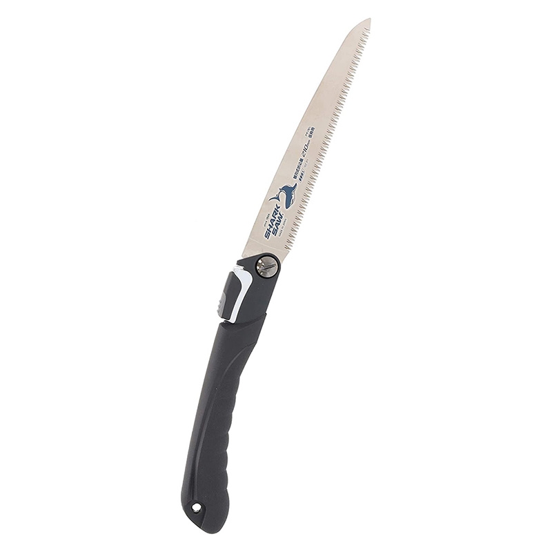 Cưa cây gấp gọn Takagi Shark Saw răng thô lưỡi thẳng 21cm thương hiệu TAKAGI