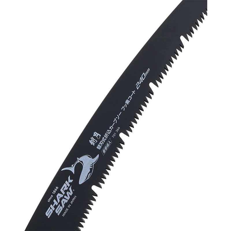 Cưa cắt cành gấp gọn Takagi Shark Saw lưỡi cong chống dính 24cm thương hiệu TAKAGI