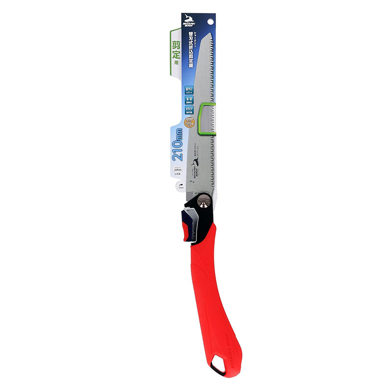 Cưa cầm tay gấp gọn cắt tỉa cành, lưỡi thép cacbon sắc bén 21cm thương hiệu TAKAGI