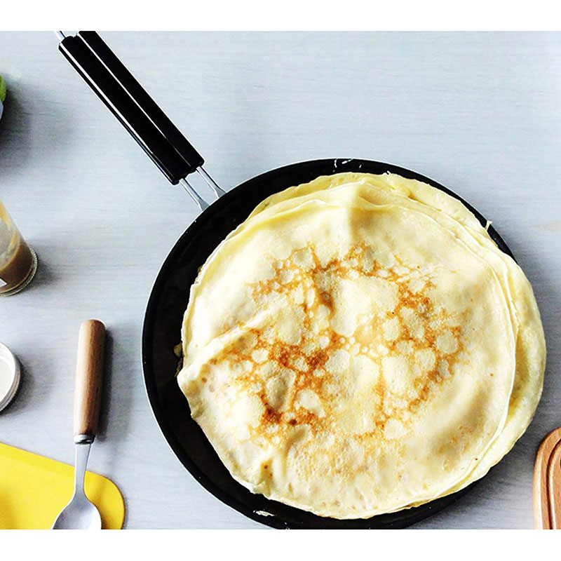 Chảo sắt Takagi làm bánh crepe 24cm  thương hiệu TAKAGI