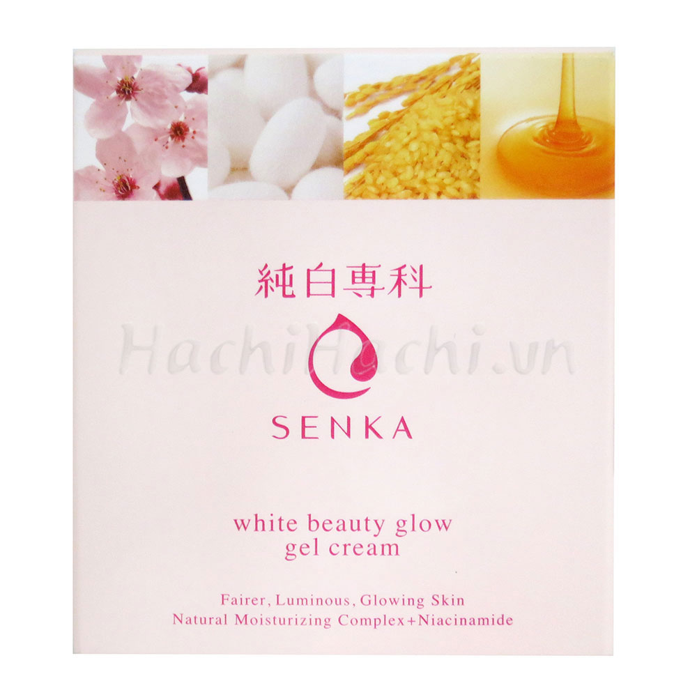 Kem dưỡng trắng da ban đêm Shiseido Senka 50g  thương hiệu SENKA