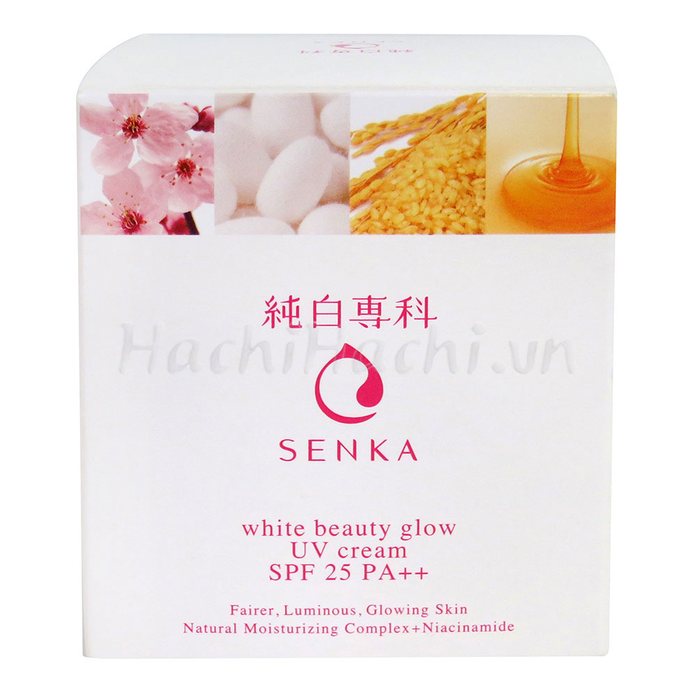 Kem dưỡng trắng da chống nắng ban ngày Shiseido Senka 50g SPF 25, PA++ thương hiệu SENKA