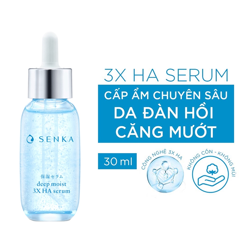 Serum cấp ẩm chuyên sâu Senka 30ml (Chống lão hóa, da tươi trẻ) thương hiệu SENKA