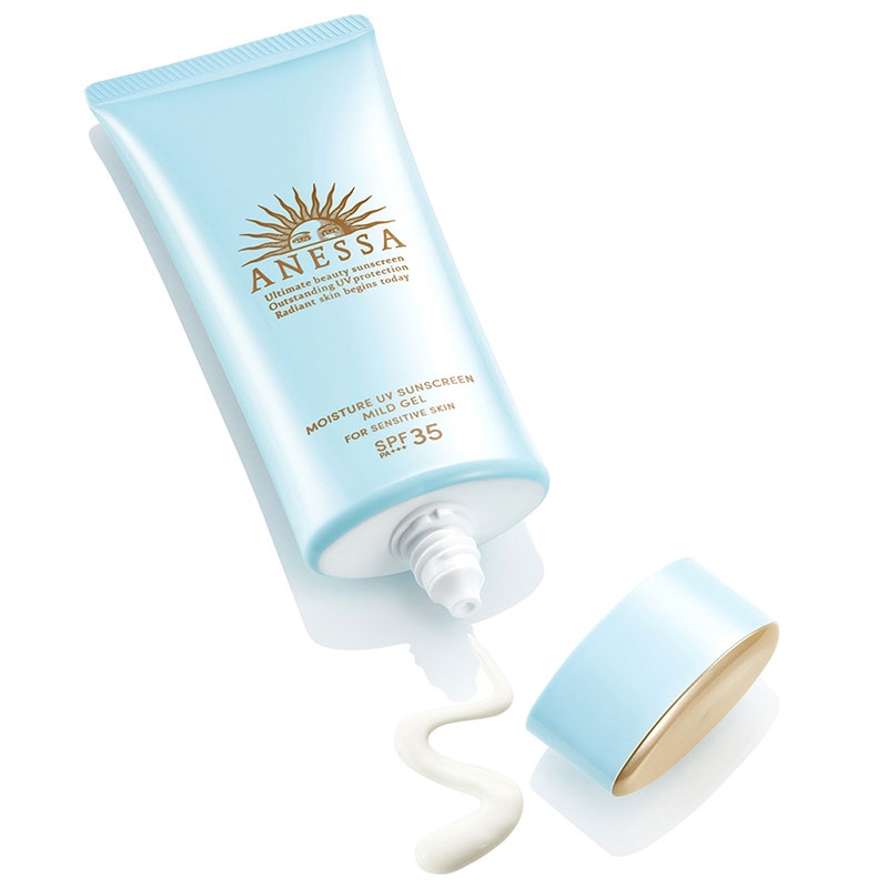 Gel chống nắng dịu nhẹ cho da nhạy cảm và trẻ em Anessa 90g SPF35 PA+++  thương hiệu ANESSA
