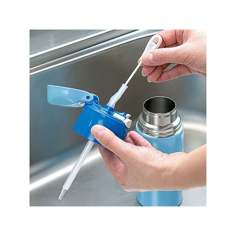 Cây chùi rửa ống hút Nhật Bản Mameita 24.7cm có thể uốn cong thương hiệu MAMEITA