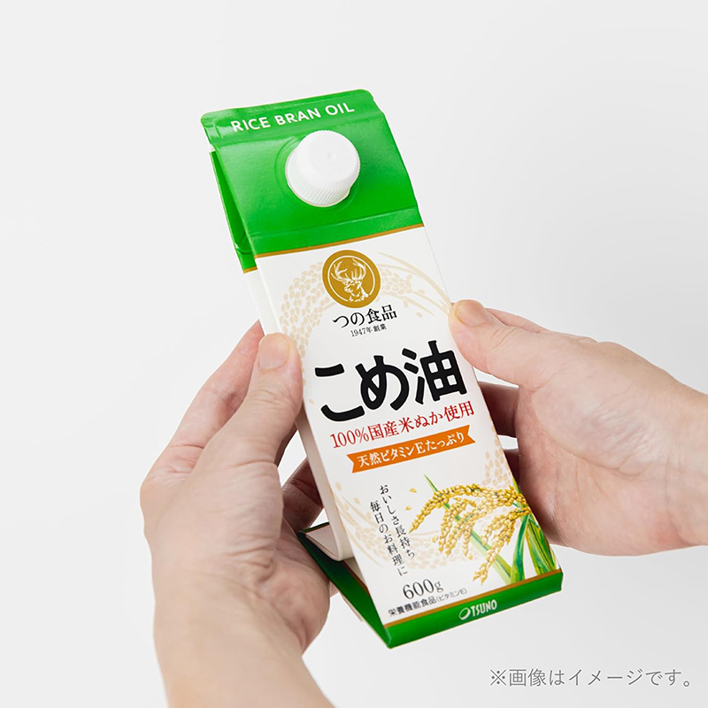 Dầu gạo Nhật Bản nguyên chất Tsuno 600g (654ml) thương hiệu TSUNO