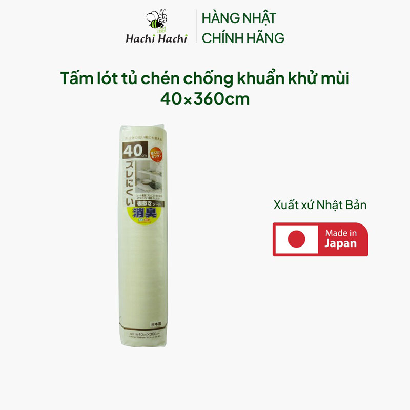 Tấm lót tủ chén chống khuẩn khử mùi 40x360cm  thương hiệu WISE