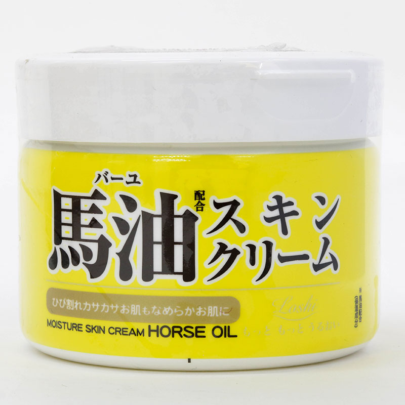 Kem dưỡng ẩm dầu ngựa Nhật Bản Loshi phục hồi da 220g thương hiệu 