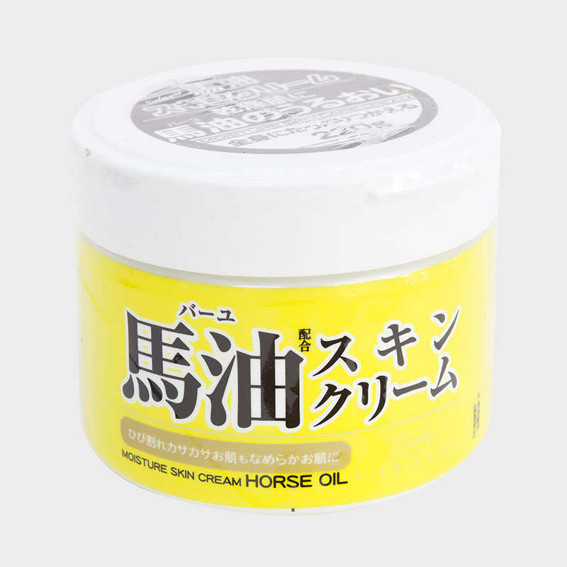 Kem dưỡng ẩm dầu ngựa Nhật Bản Loshi phục hồi da 220g