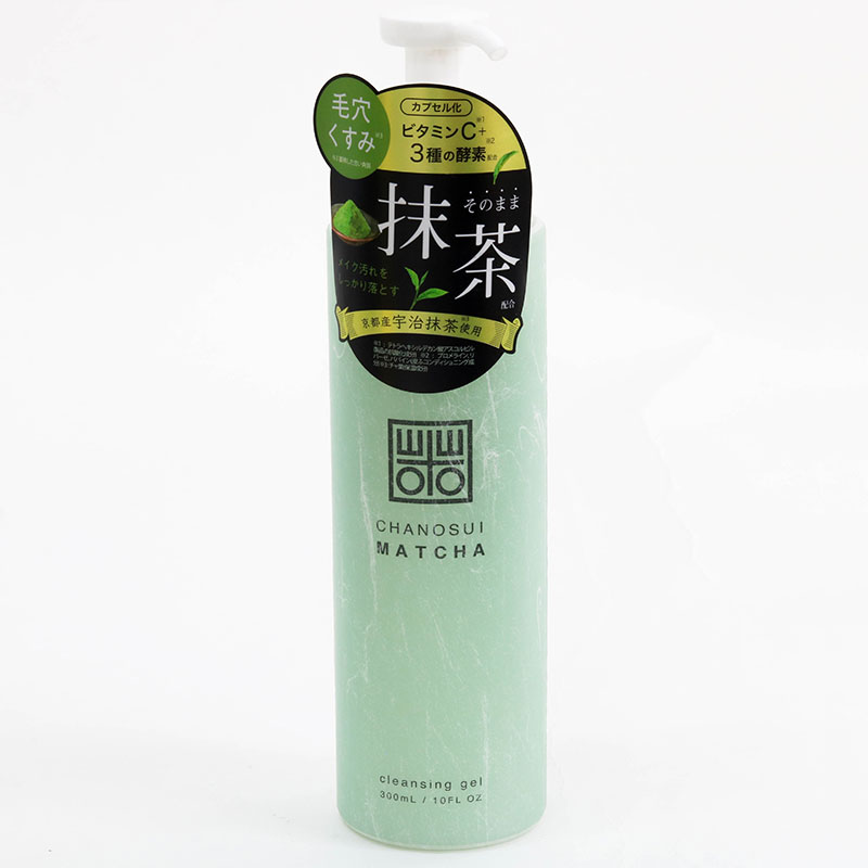 Gel tẩy trang Nhật Bản Chanosui sạch mụn đầu đen & thu nhỏ lỗ chân lông chiết xuất Matcha 300ml  thương hiệu 