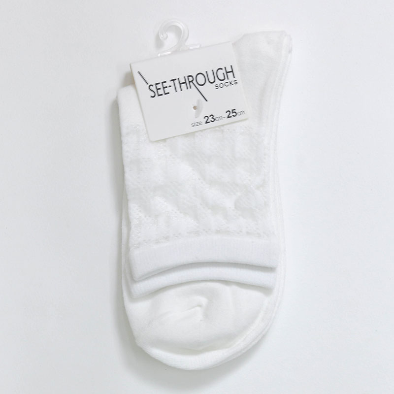Vớ nữ cổ cao vải lưới 23-25cm (Nhiều mẫu)-Giao mẫu ngẫu nhiên thương hiệu 