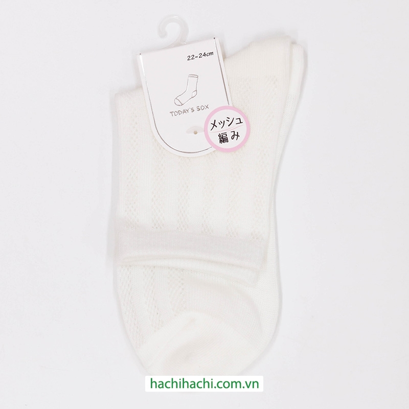 Vớ nữ cổ cao lưới thoáng khí 23-25cm (Nhiều mẫu)-Giao mẫu ngẫu nhiên thương hiệu 