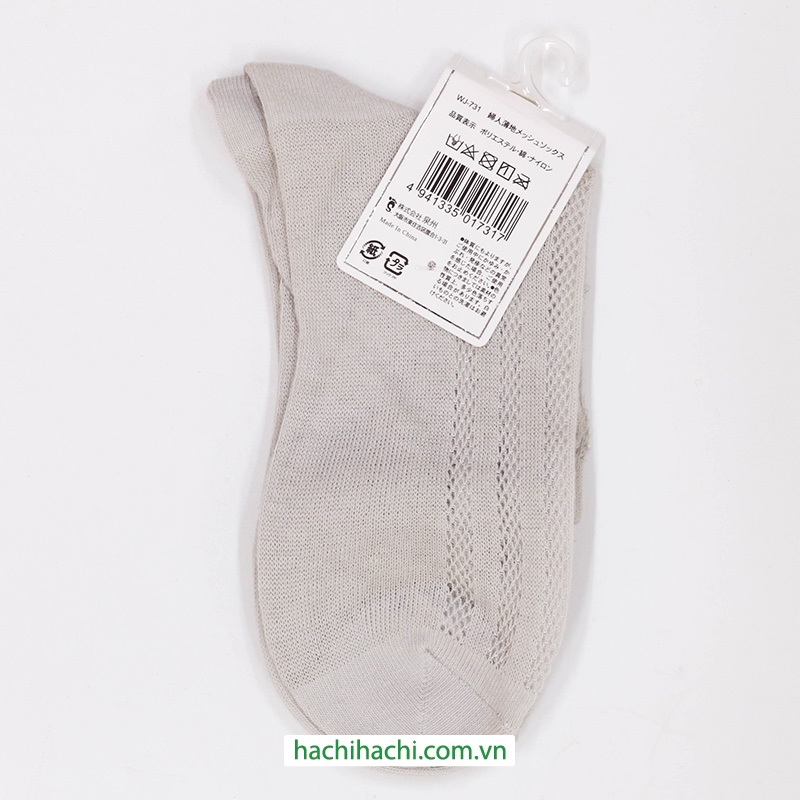 Vớ nữ cổ cao lưới thoáng khí 23-25cm (Nhiều mẫu)-Giao mẫu ngẫu nhiên thương hiệu 