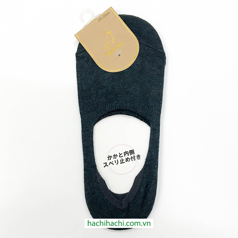 Tất vớ lười nữ chống tuột, trượt gót 23-25cm (Nhiều mẫu, giao mẫu ngẫu nhiên) thương hiệu 