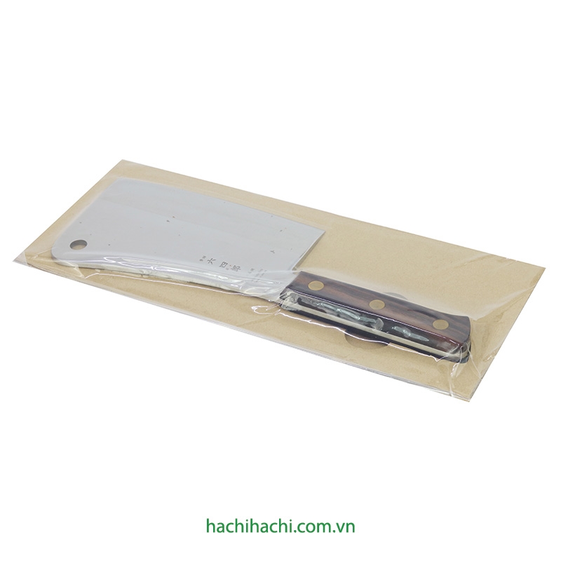 Dao chặt xương cao cấp Nhật Bản Rokushiro lưỡi 18.5cm thương hiệu 