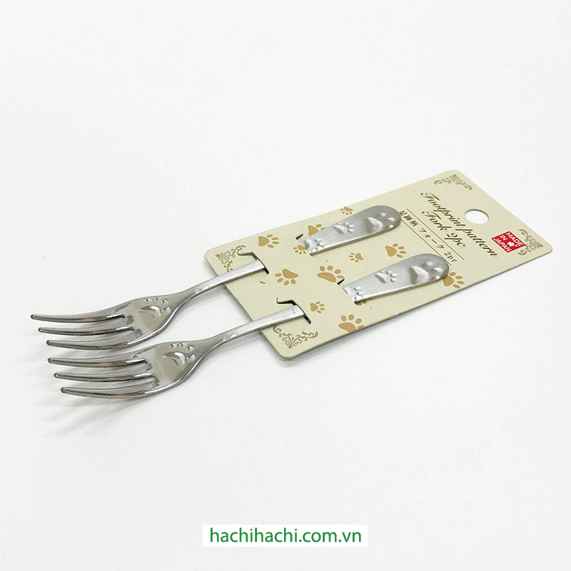 Nĩa inox, nĩa ăn trái cây Nhật Bản, nĩa ăn trái cây Nhật Bản cao cấp 12.5cm 2 cái thương hiệu 