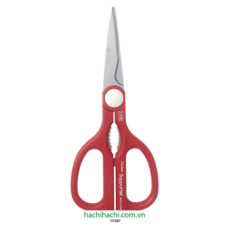 Kéo làm bếp Nhật Bản kháng khuẩn, trợ lực cắt Nikken Supporter 23cm thương hiệu NIKKEN CUTLERY