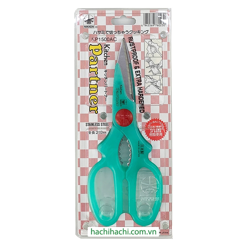 Kéo làm bếp Nikken-Partner 21cm (Nhiều mẫu)-Giao mẫu ngẫu nhiên thương hiệu NIKKEN CUTLERY
