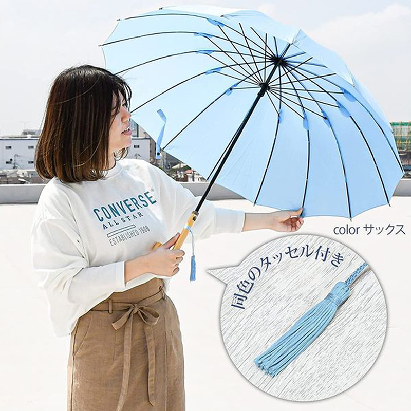 Cây dù phong cách Nhật Bản 55cm (Xanh) thương hiệu SUGIHARA