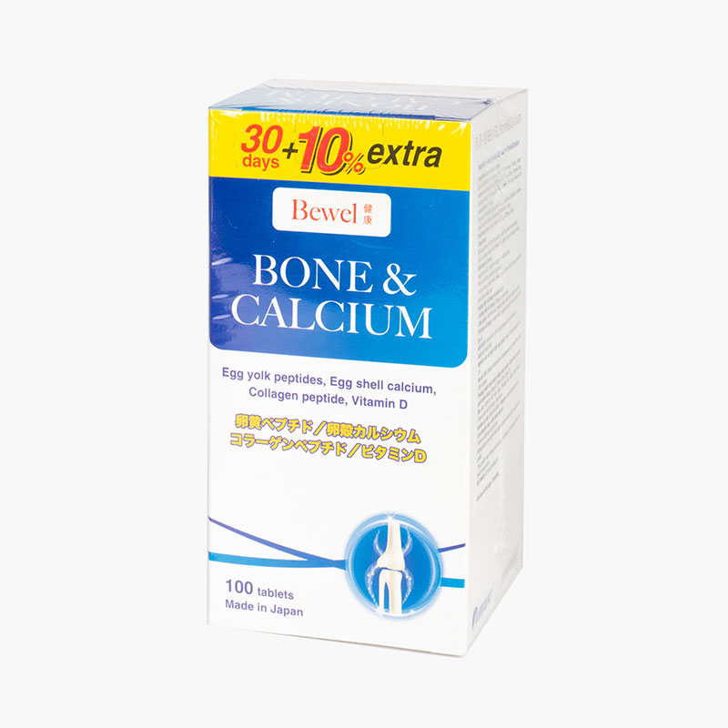 TPBVSK: Viên uống Bewel Bone & Calcium Nhật Bản 100 viên, bổ sung Canxi, xương răng chắc khỏe, giảm loãng xương thương hiệu WAKI