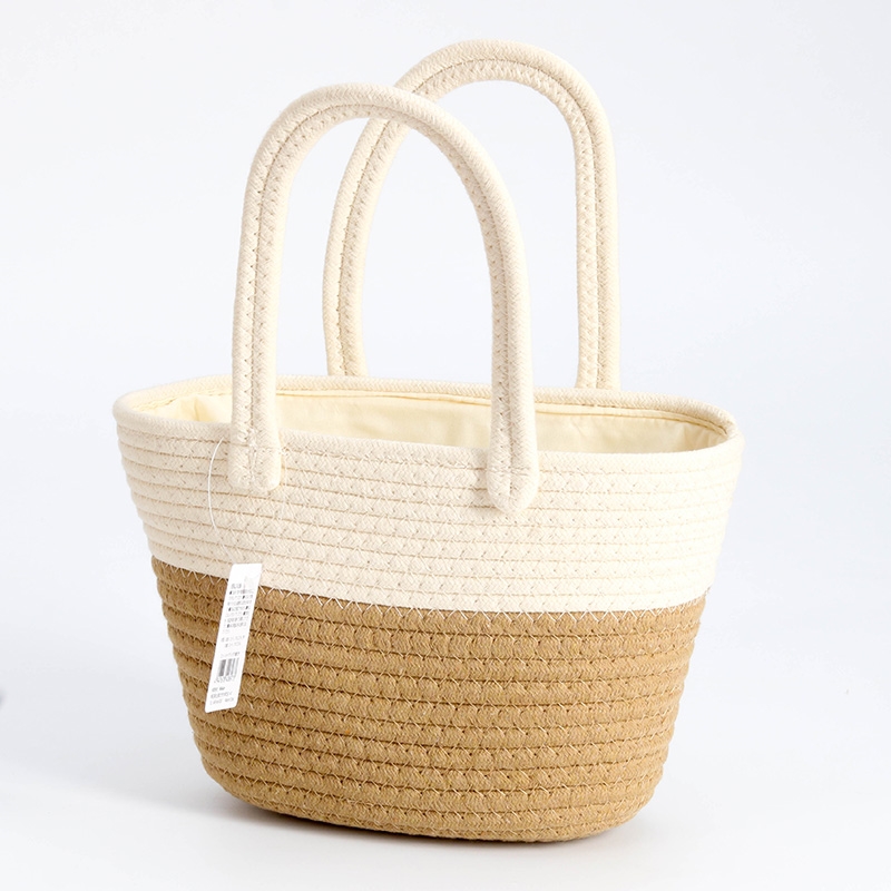 Túi dệt Vintage quai xách 28x18.5cm (Nhiều mẫu)-Giao mẫu ngẫu nhiên thương hiệu 