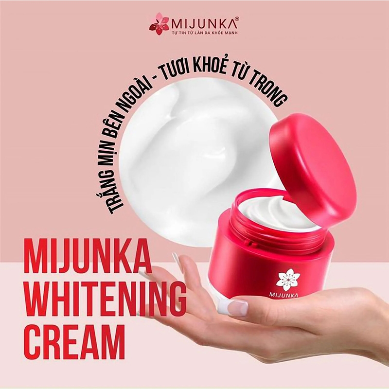 Kem dưỡng trắng Mijunka whitening cream 50g thương hiệu 