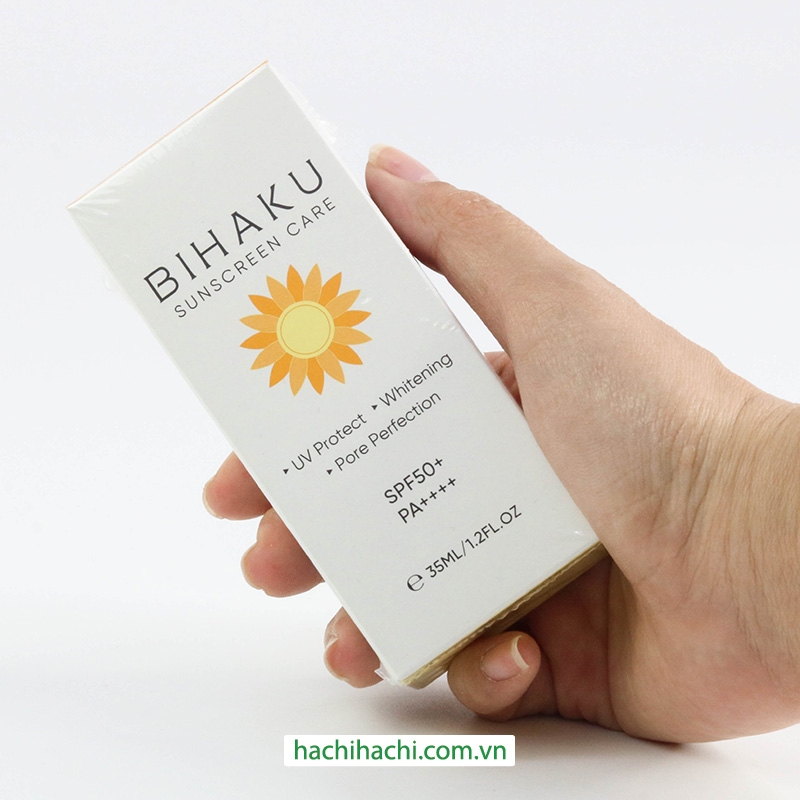 Kem chống nắng phổ rộng Bihaku sunscreen SPF50+PA++++ 35ml thương hiệu 