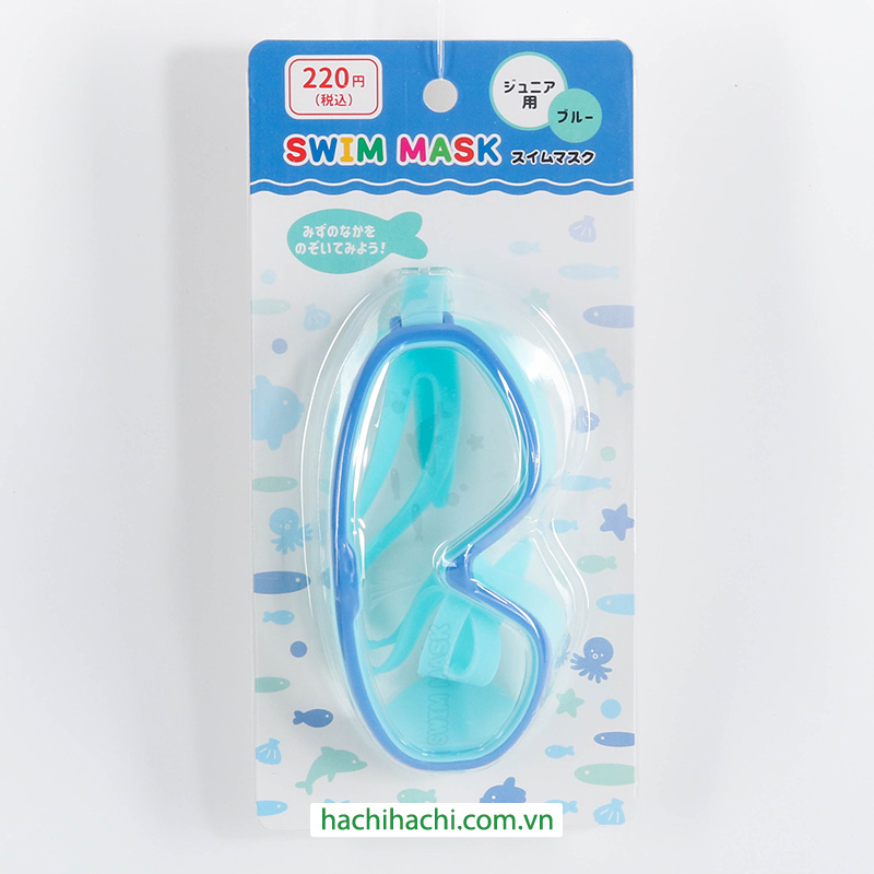 Kính bơi khung lớn (Màu xanh) thương hiệu NIPPON PEARL
